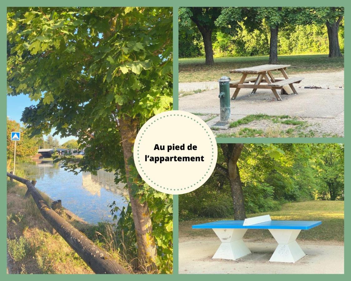Le Petit Canal De Bourgogne : Joli Studio Au Centre Dijonnais Exteriör bild
